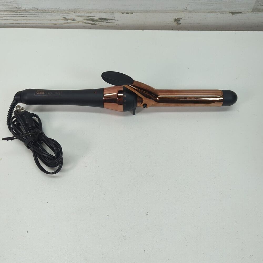 Infiniti Pro by Conair 1" Rose Gold Titanium Curling Iron w/ 30 Second Heat Up